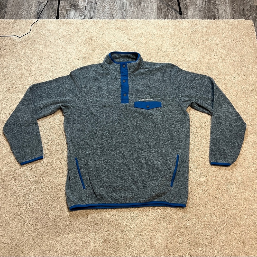 Men’s Eddie Bauer Fleece Pullover Size Tall Large